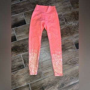 BuffBunny Aurora Rosé Coral Gold Shimmer Leggings